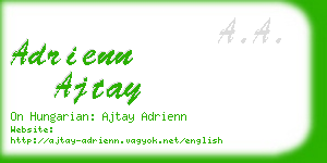 adrienn ajtay business card